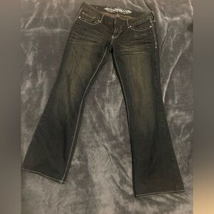 Express Black Flare Jeans